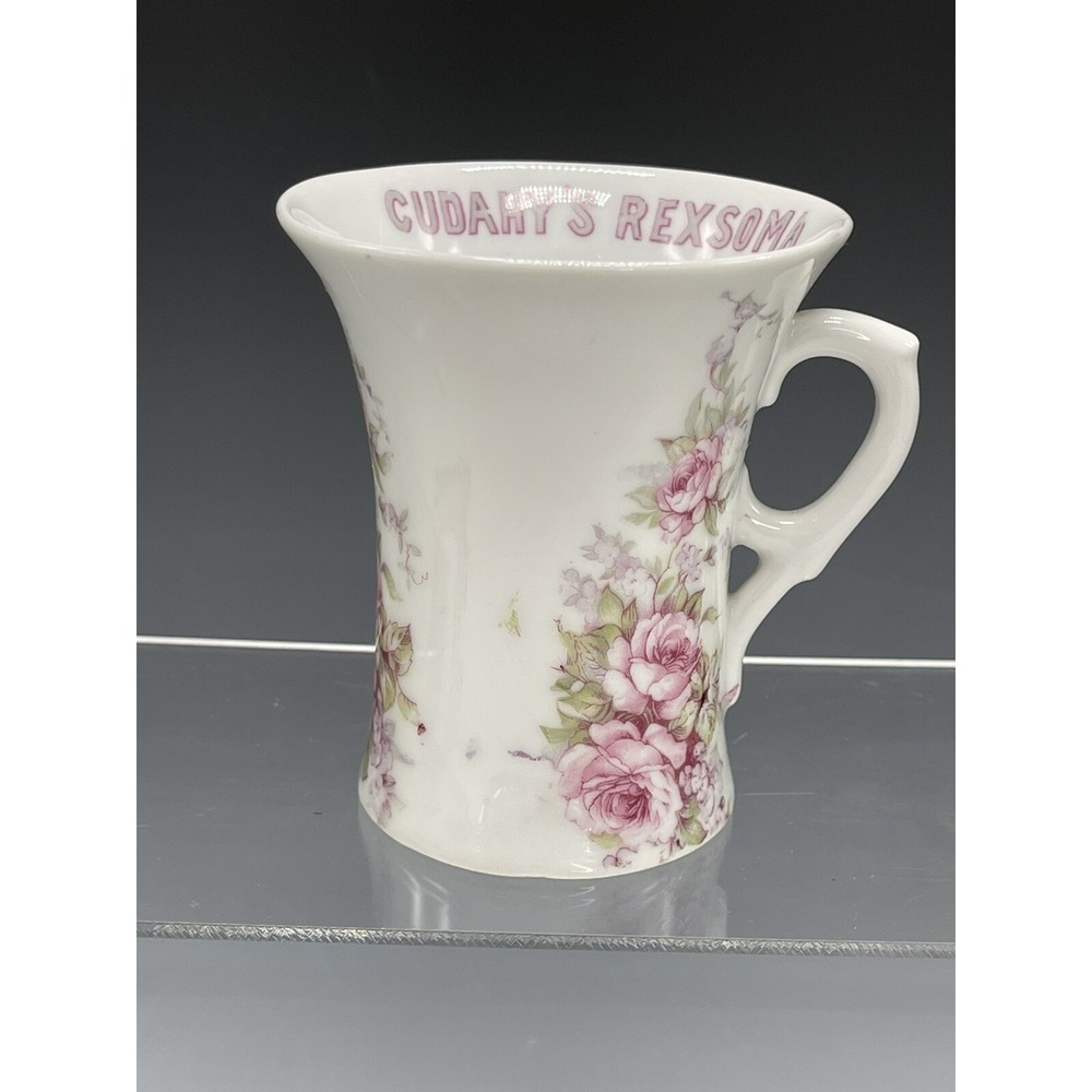 Antique Victoria Austria Cudahys‎ Rexsoma Mug Cup Advertising Porcelain S2